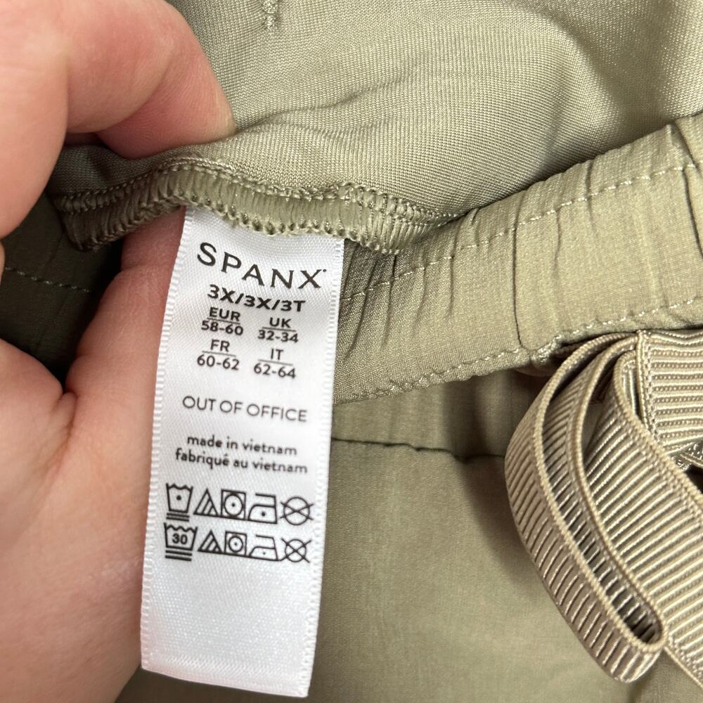 SPANX Out Of Office Cargo Joggers Pant Army Olive Green Sz 3X {3W27} - Picture 4 of 6